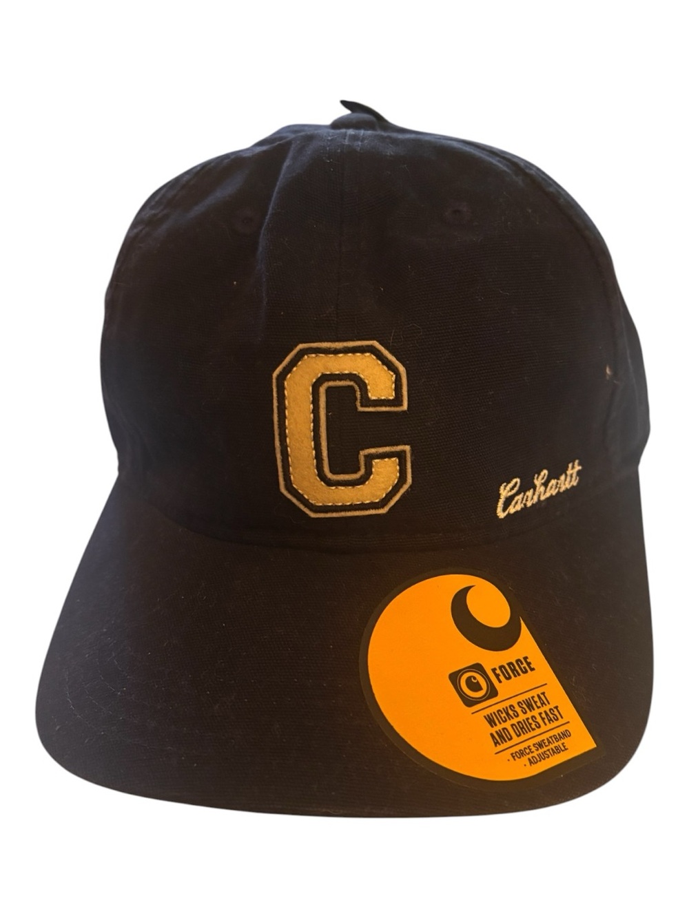 Carhartt Navy blue Cap with Gold 'C' embroidered logo NWT